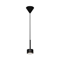 pendant luminaire CLYDE IP20, black matt dimmable