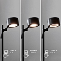Nordlux pendant luminaire CLYDE IP20, black matt dimmable