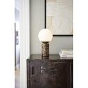 Lampe de table LILLY E14 IP20, marron 