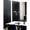 Luminaire à suspension CARMEN E27 IP20, noir mat 