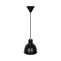 Luminaire à suspension POP E27 IP20, noir mat gradable