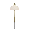 Luminaire mural ELLEN 20 E14 IP20, laiton gradable