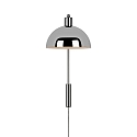 Luminaire mural ELLEN 20 E14 IP20, chrome, scintillant gradable