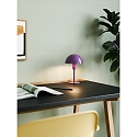 Nordlux Lampe de table ELLEN MINI semi-circulaire, avec interrupteur, avec douille E14 IP20, scintillant, violet 