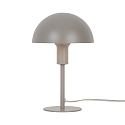 Lampe de table ELLEN MINI semi-circulaire, avec interrupteur, avec douille E14 IP20, brun clair, mat 