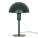 Lampe de table ELLEN MINI semi-circulaire, avec interrupteur, avec douille E14 IP20, vert fonc�, mat 