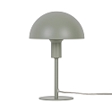 Lampe de table ELLEN MINI semi-circulaire, avec interrupteur, avec douille E14 IP20, vert, mat 