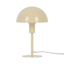 Lampe de table ELLEN MINI semi-circulaire, avec interrupteur, avec douille E14 IP20, jaune, scintillant 