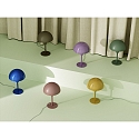 Nordlux Lampe de table ELLEN MINI semi-circulaire, avec interrupteur, avec douille E14 IP20, mat, rose 
