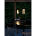 Nordlux Luminaire suspendu d'ext�rieur COUPAR avec diffuseur E27 IP33, noir mat gradable