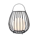 Nordlux Lampe rechargeable JIM TO-GO avec interrupteur, avec connexion USB IP54, noir gradable
