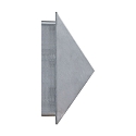 Luminaire mural d’extérieur PONTIO 15 GU10 IP54, mat, galvanisé 