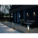 outdoor floor lamp PONTIO 15 GU10 IP54, sand coloured 
