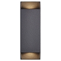 Nordlux Luminaire mural d�ext�rieur NICO SQUARE 22 haut bas, angulaire GU10 IP54, noir gradable