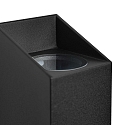 Nordlux Luminaire mural d�ext�rieur NICO SQUARE 22 haut bas, angulaire GU10 IP54, noir gradable