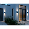 Nordlux Luminaire mural d�ext�rieur NICO SQUARE 22 haut bas, angulaire GU10 IP54, noir gradable