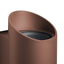 Nordlux Luminaire mural d�ext�rieur NICO ROUND 22 haut bas, cylindrique GU10 IP54, rouille gradable