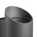 Nordlux Luminaire mural d�ext�rieur NICO ROUND 22 haut bas, cylindrique GU10 IP54, anthrazit gradable