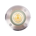 Nordlux floor recessed luminaire ANDOR ROUND GU10 IP67, stainless steel 