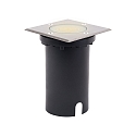 floor recessed luminaire ANDOR SQUARE GU10 IP67, stainless steel 