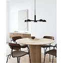 design for the people by Nordlux Luminaire � suspension NOMI 5 flammes E14 IP20, noir mat 