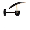 Luminaire mural FABIOLA GU10 IP20, noir 