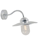 Luminaire mural d�ext�rieur LUXEMBOURG avec capteur E27 IP54, galvanis� gradable