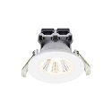 Nordlux Downlight FREMONT lot de 3 IP65, blanche gradable