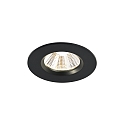 Nordlux Downlight FREMONT lot de 3 IP65, noir gradable