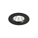 Nordlux Downlight FREMONT lot de 3 IP65, noir gradable