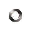 Nordlux Downlight FREMONT lot de 3 IP65, acier brossé gradable