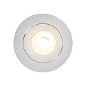 Nordlux Downlight ALIKI IP44, blanc mat gradable