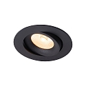 Nordlux Downlight ALIKI IP44, noir mat gradable