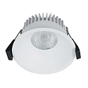 Nordlux Downlight ALBRIC IP44, blanc mat gradable