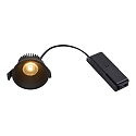 Nordlux Downlight ALBRIC IP20/44, noir mat gradable
