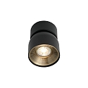 Luminaire de plafond PITCHER GU10 IP20, noir gradable