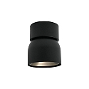 Nordlux Luminaire de plafond PITCHER GU10 IP20, noir gradable