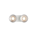 Nordlux ceiling luminaire PITCHER 2 flames GU10 IP20, white dimmable