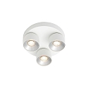Luminaire de plafond PITCHER 3 flammes GU10 IP20, blanche gradable