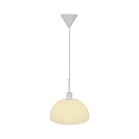 Nordlux Luminaire à suspension ELLEN 30 E27 IP20, blanc opale, blanche gradable
