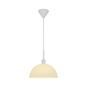 Nordlux Luminaire à suspension ELLEN 30 E27 IP20, blanc opale, blanche gradable