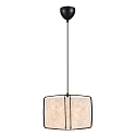 Luminaire à suspension CARDINE 35 E27 IP20, noir, blanc mat gradable