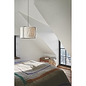 Nordlux pendant luminaire CARDINE 35 E27 IP20, black, white matt dimmable