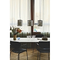 Nordlux Luminaire à suspension CARDINE 3 flammes E27 IP20, blanc mat gradable