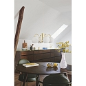 Nordlux Luminaire à suspension FRANCA E14 IP20, scintillant, laiton, blanche gradable