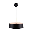 pendant luminaire CLASI 45 E27 IP20, black matt dimmable