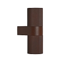 Luminaire mural d’extérieur KYKLOP RIPPLE GU10 IP54, mat, rouille 
