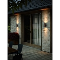 Nordlux Luminaire mural d’extérieur KYKLOP RIPPLE GU10 IP54, mat, rouille 