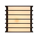 Nordlux Luminaire mural d’extérieur FLUCTUS 13 E27 IP44, noir mat, blanche 