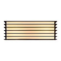 Nordlux Luminaire mural d’extérieur FLUCTUS 28 E27 IP44, noir mat, blanche 